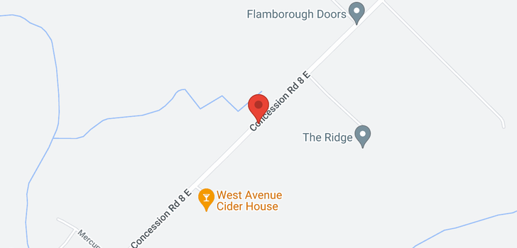 map of 126 8th Conc Road E